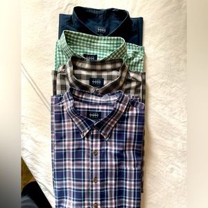 Mens 4 pack Harbor Bay short sleeve shirts